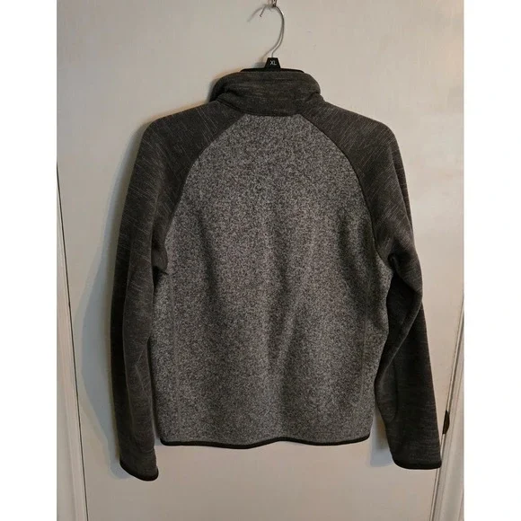 Patagonia Better sweater Fleece Pullover Quarter Zip Gray Speckled Mens XS - Picture 2 of 8